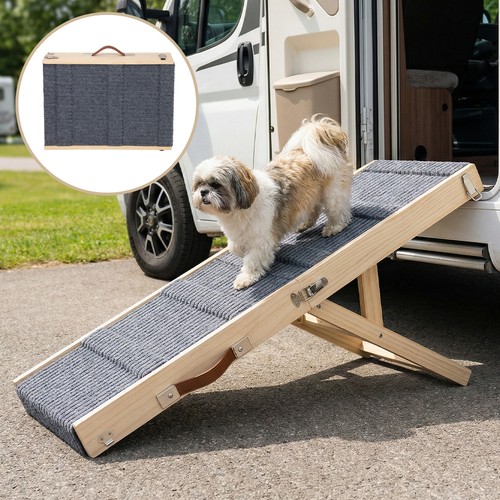 Rutschfeste hunderampe 83cm - hunderampe,