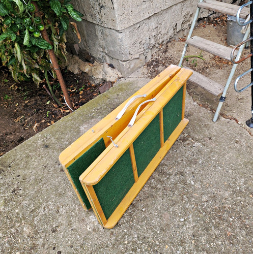 Hunderampe aus holz klappbar - aus,