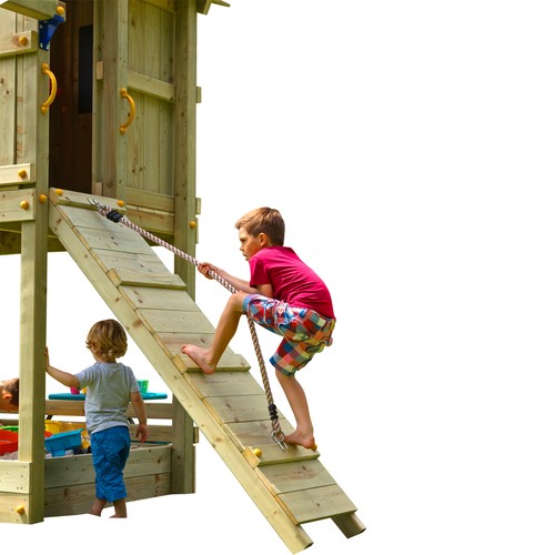 Spielturm kletterrampe anbau - spielturm,