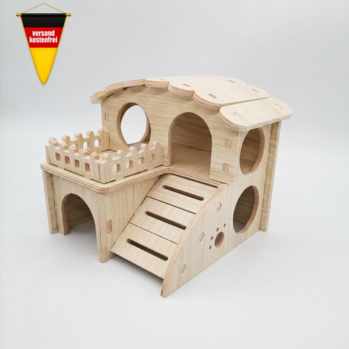 Holz hamsterhaus mehrkammern - hamsterhaus,