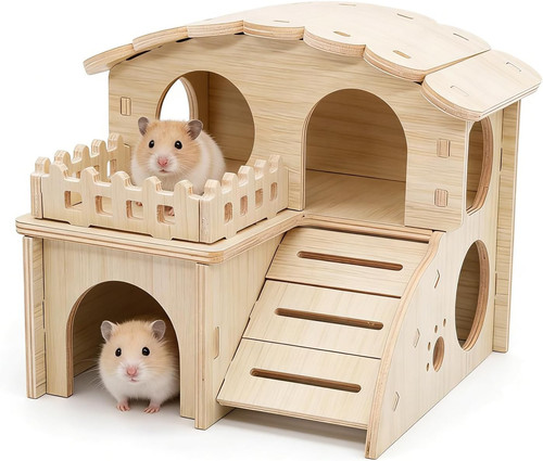 Hamsterhaus aus holz - holz, hamster